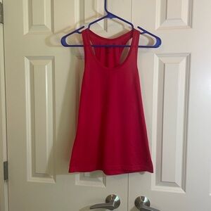 Nike Red Sleeveless Tank Top Athletic Style